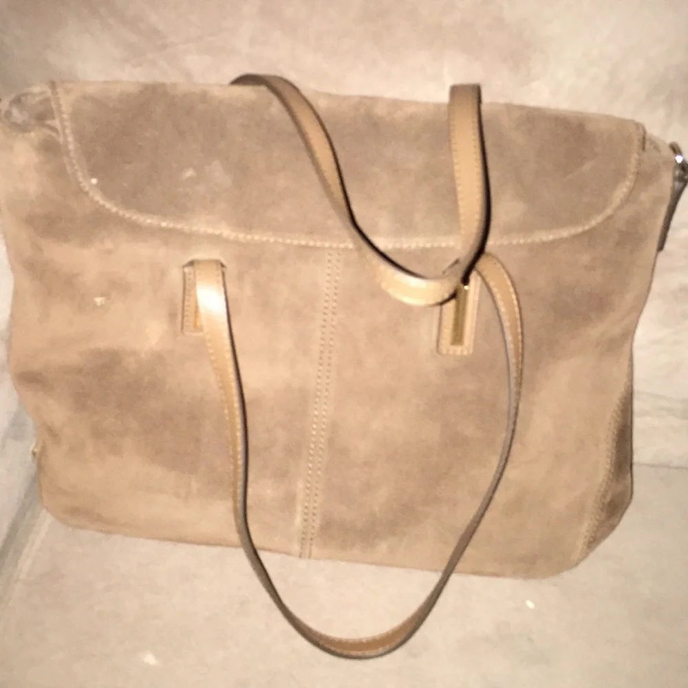 Elizabeth and James suede purse